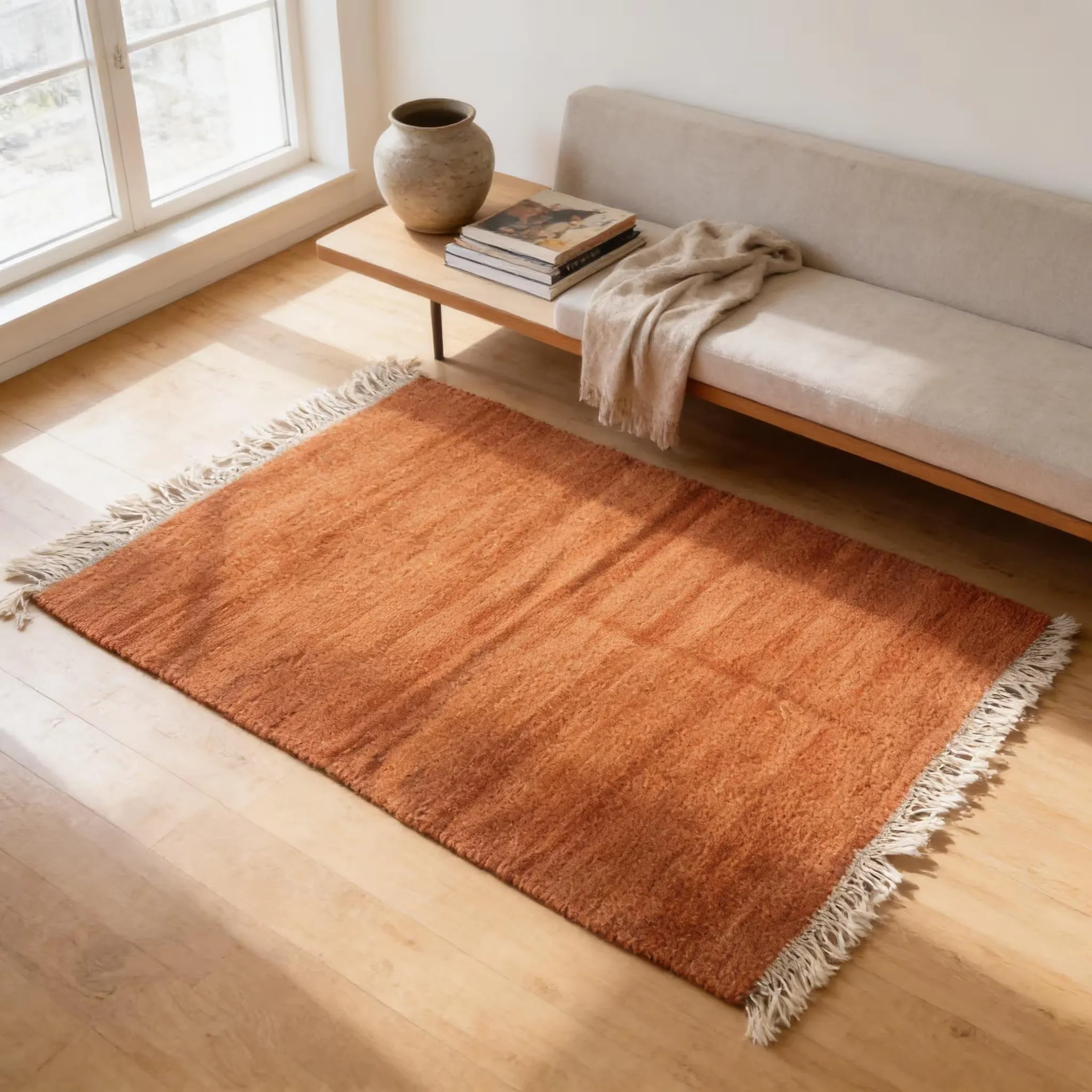 Brown Kilim Rug